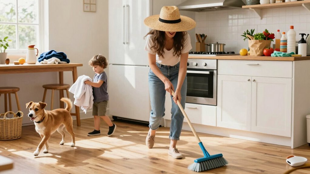 active chores burn calories