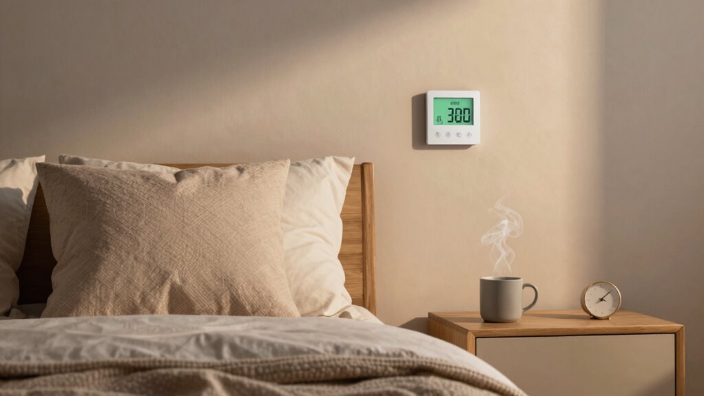 adjust room temperature seasonally