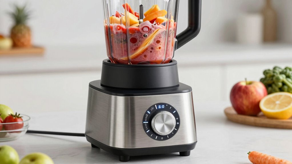 adjustable speed enhances blending versatility