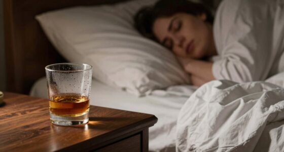 alcohol disrupts restful sleep