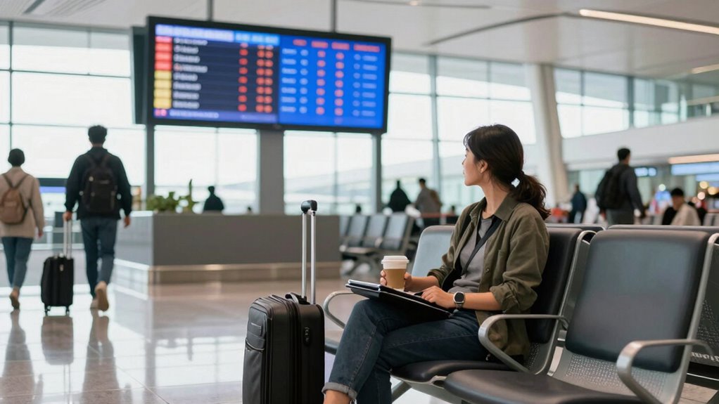 arrive early stay calm