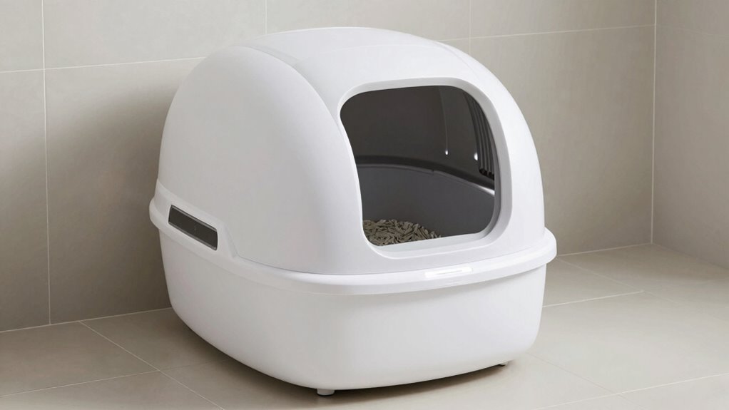automated odor controlled litter box