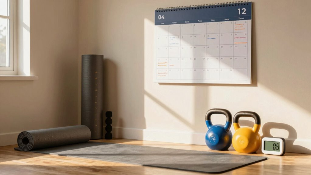 automatic workout scheduling trick