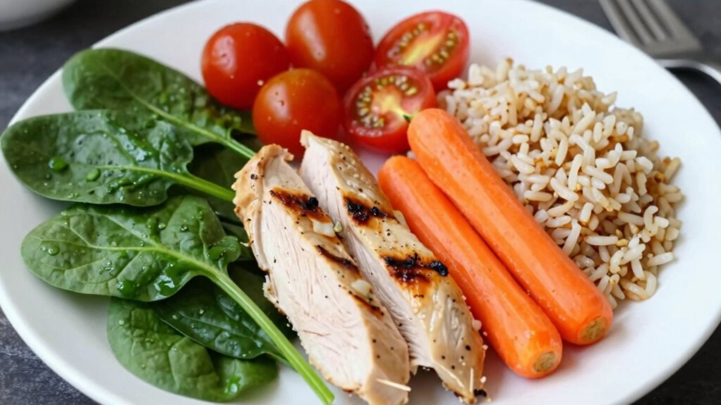 balanced meal portion guide