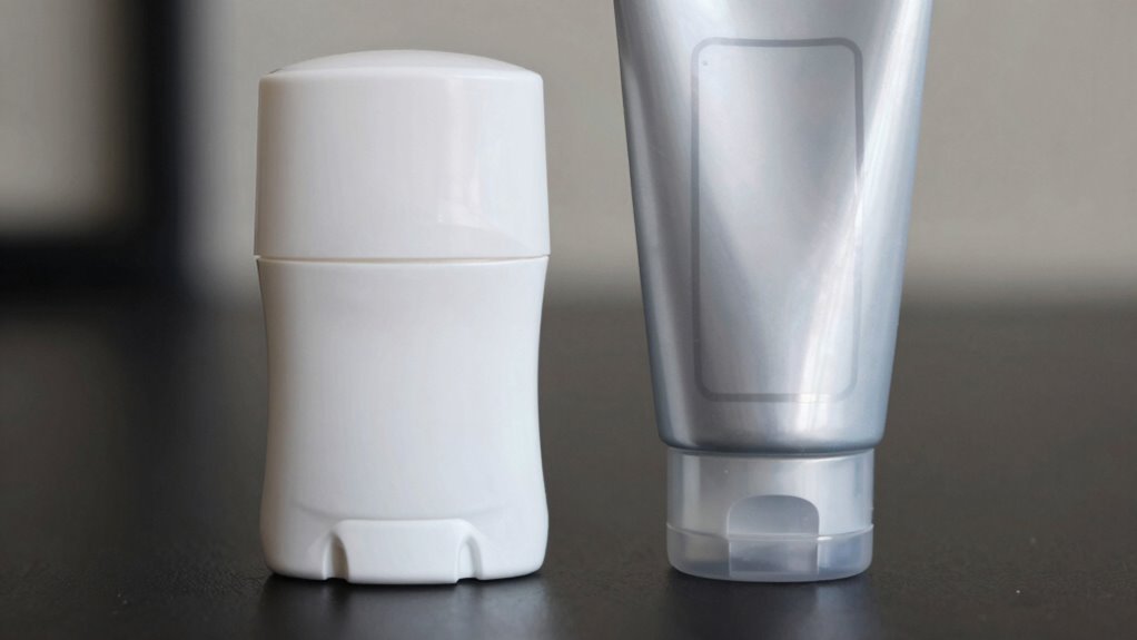 blocks sweat with aluminum