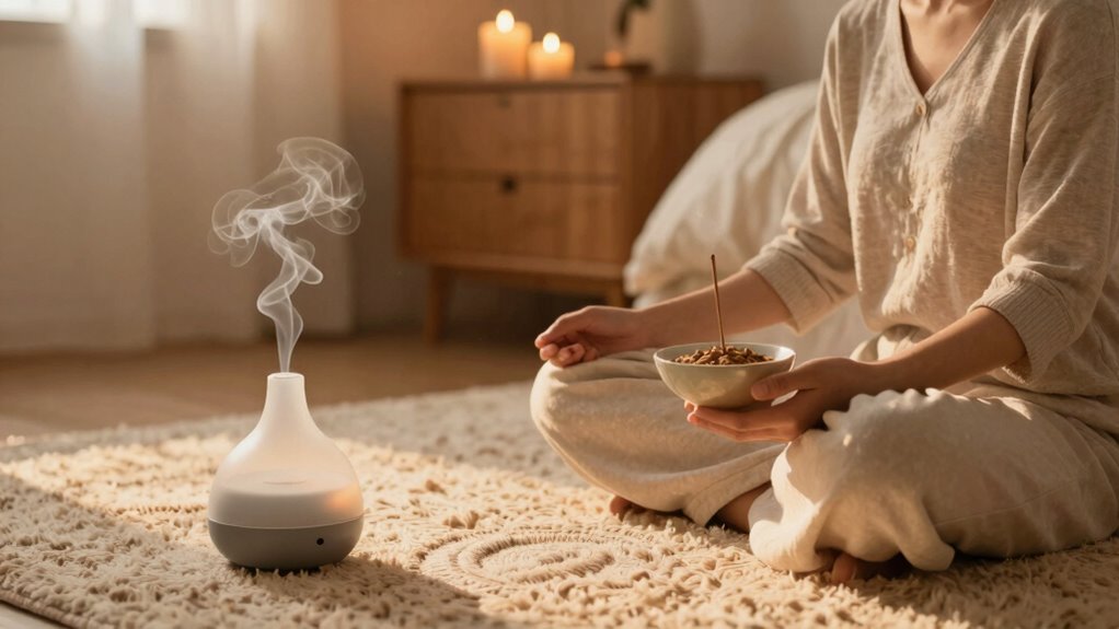 calm mind through breathing