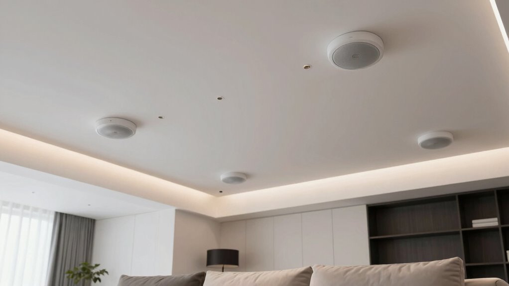 ceiling placement enhances 3d audio