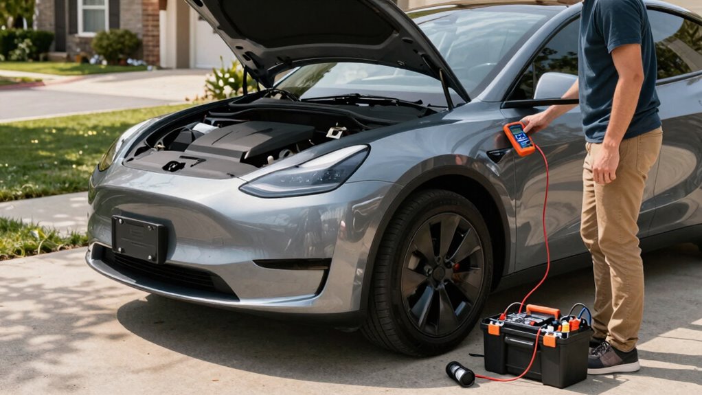 check battery and lights