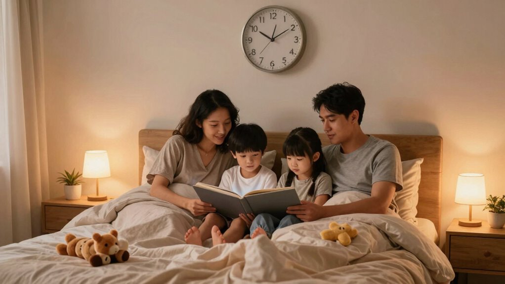 consistent bedtime routine establishment