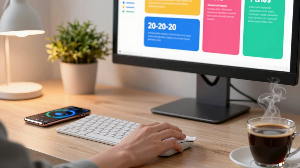 consistent eye care routine