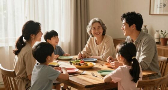 consistent family meal routines
