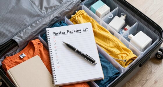 create a comprehensive packing list