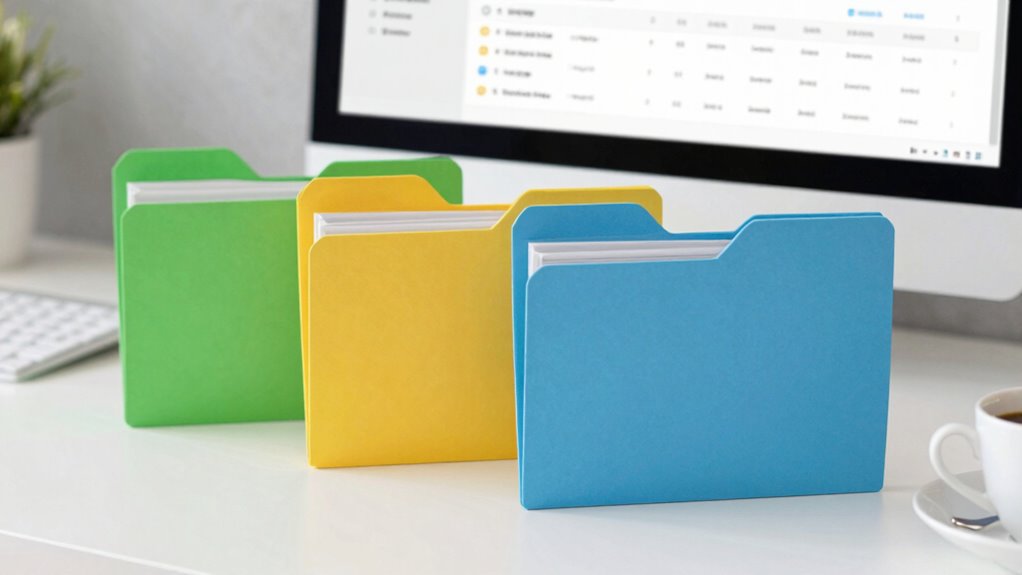 create organized email folders