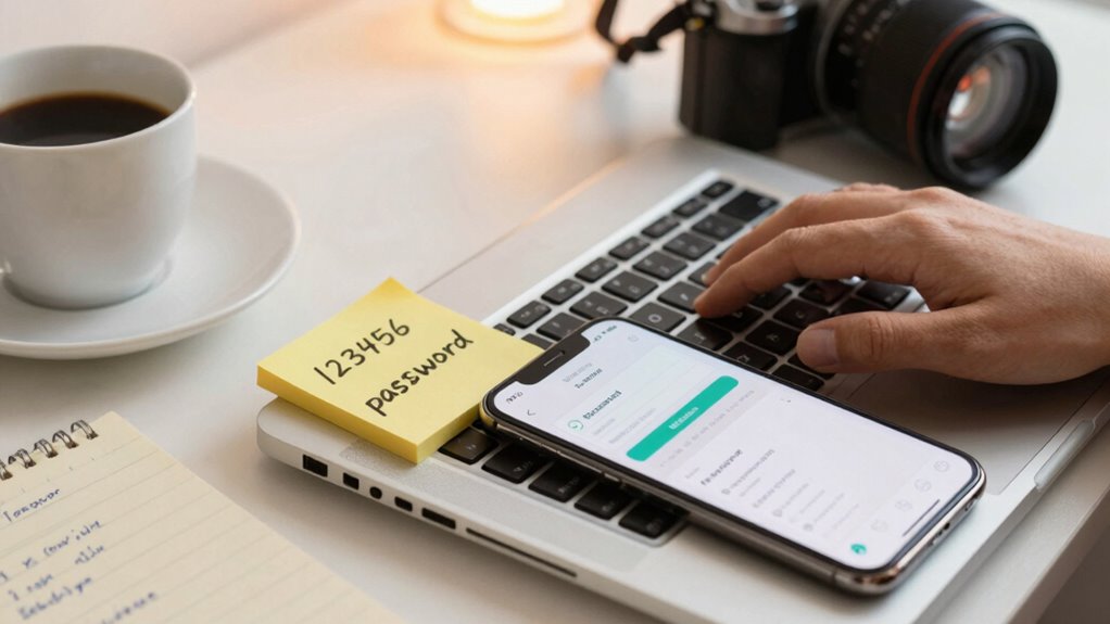 create unique strong passwords