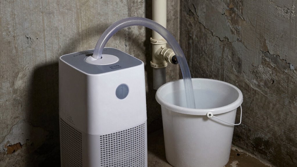 dehumidifier drainage installation