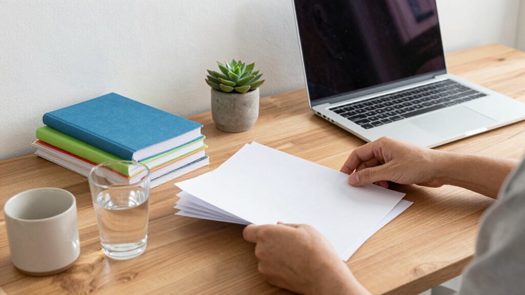 desk reset for better posture