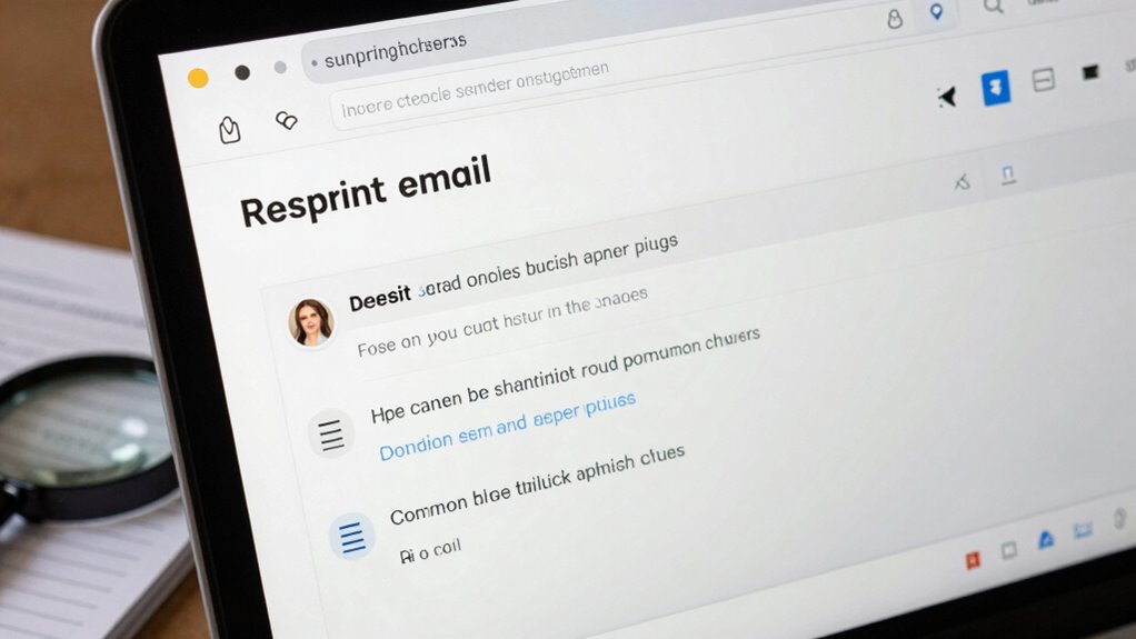 detect suspicious email details