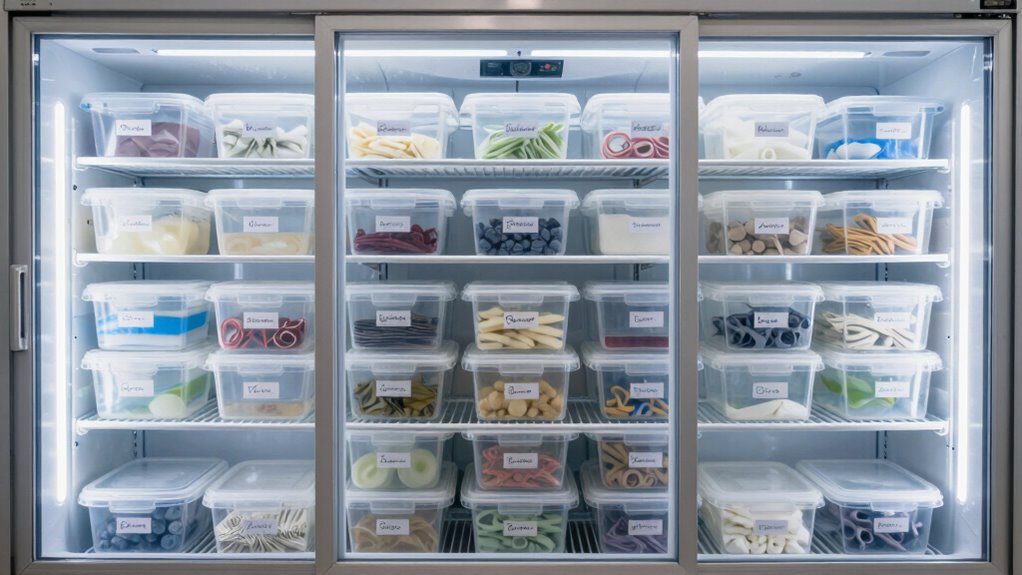 efficient freezer storage system
