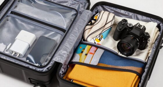 efficient travel bag arrangement