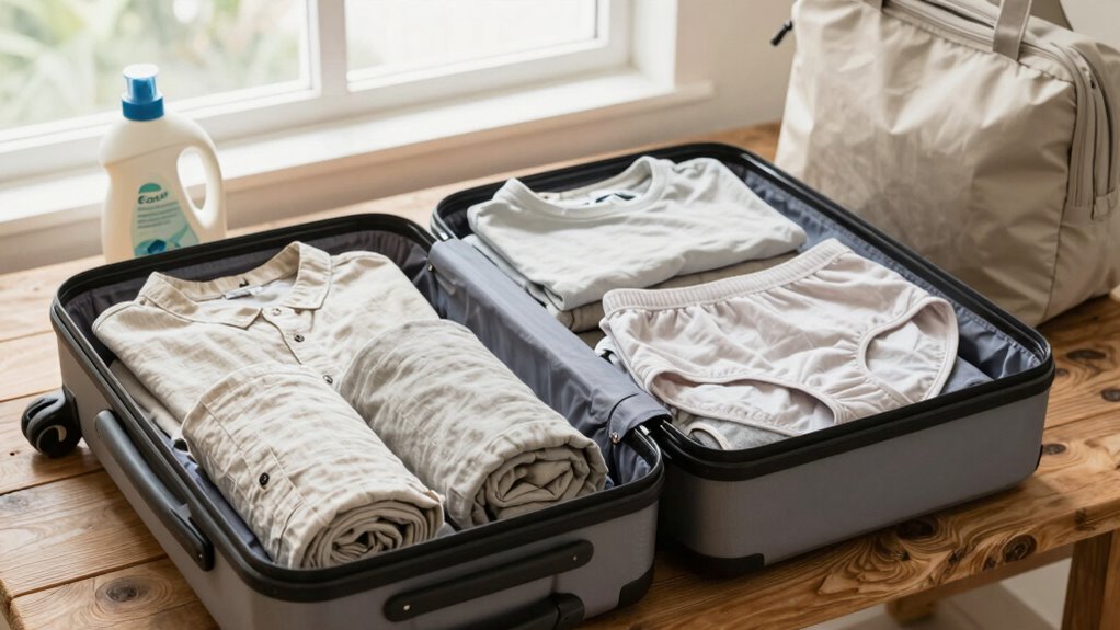 efficient travel laundry tips