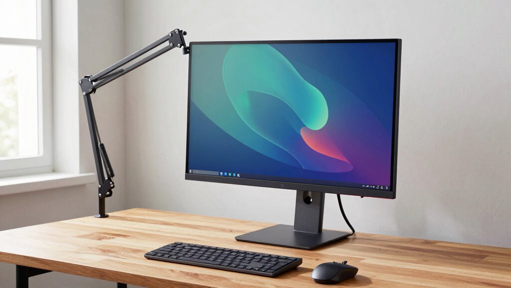 enhanced ergonomic monitor positioning