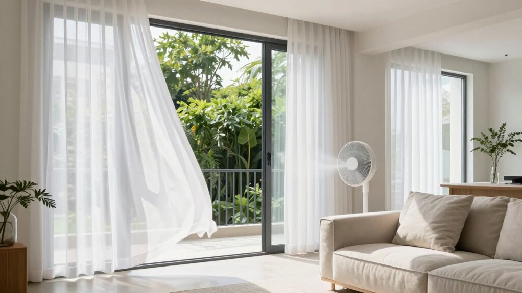 ensure continuous air circulation