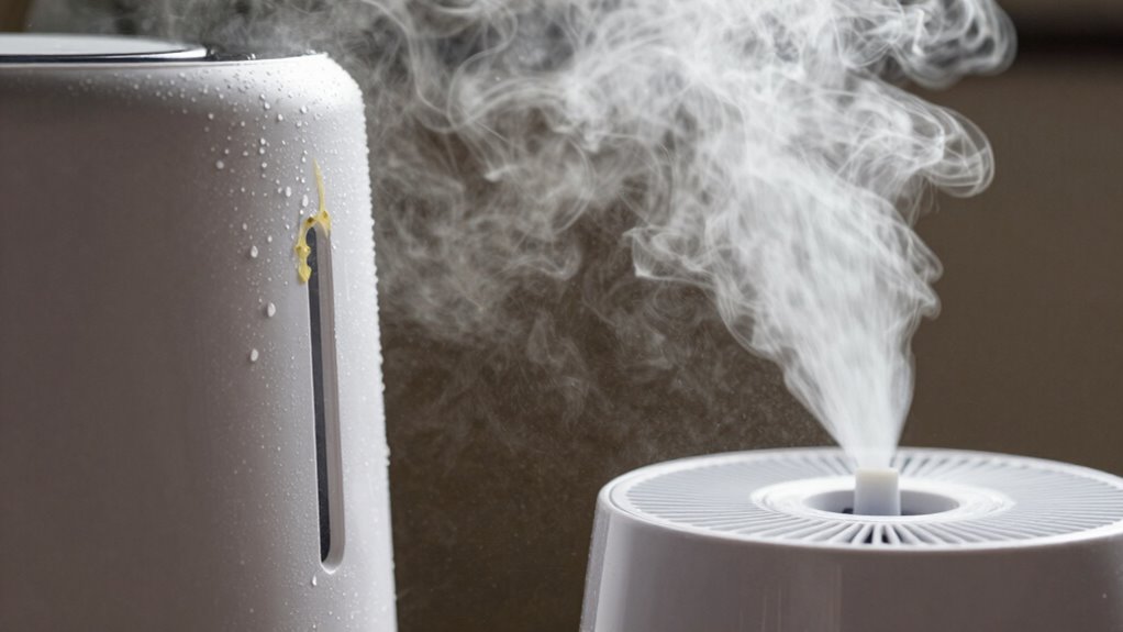 evaporative vs ultrasonic humidifiers