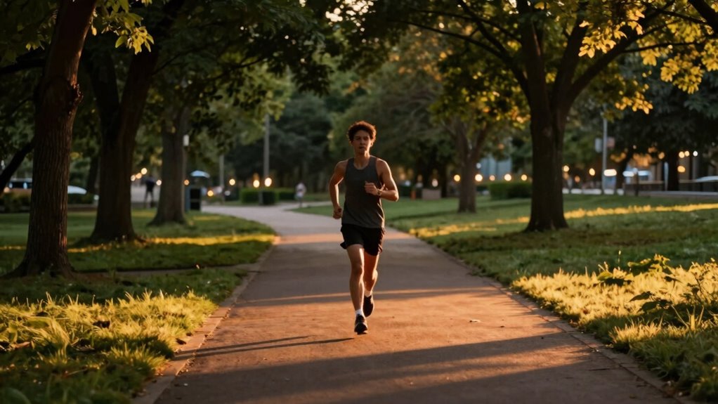 evening exercise affects sleep