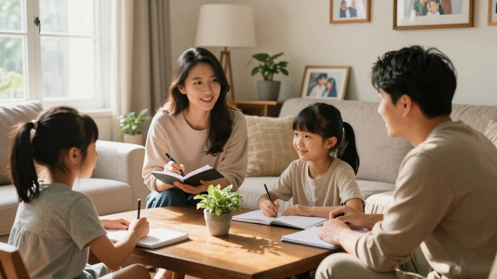 family communication improves through regular check ins