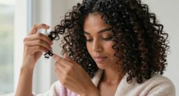 frizz free curly hair routine