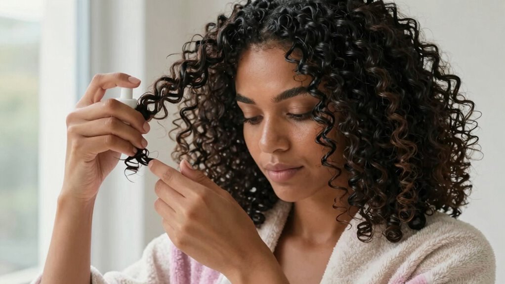 frizz free curly hair routine