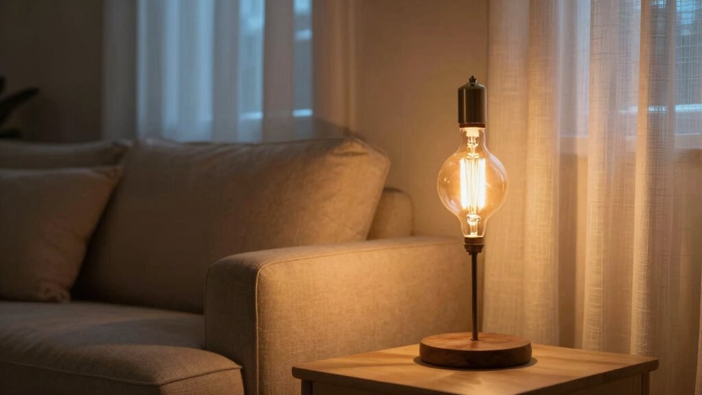 harsh lighting disrupts calm