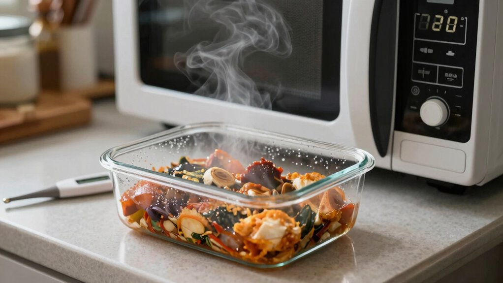 heat leftovers thoroughly evenly