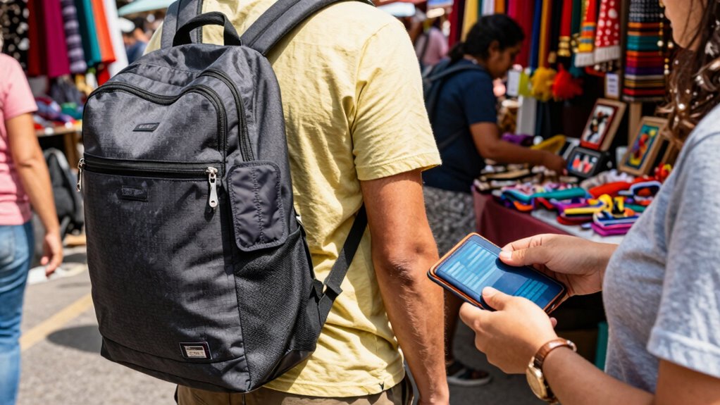 hidden pockets and rfid blockers