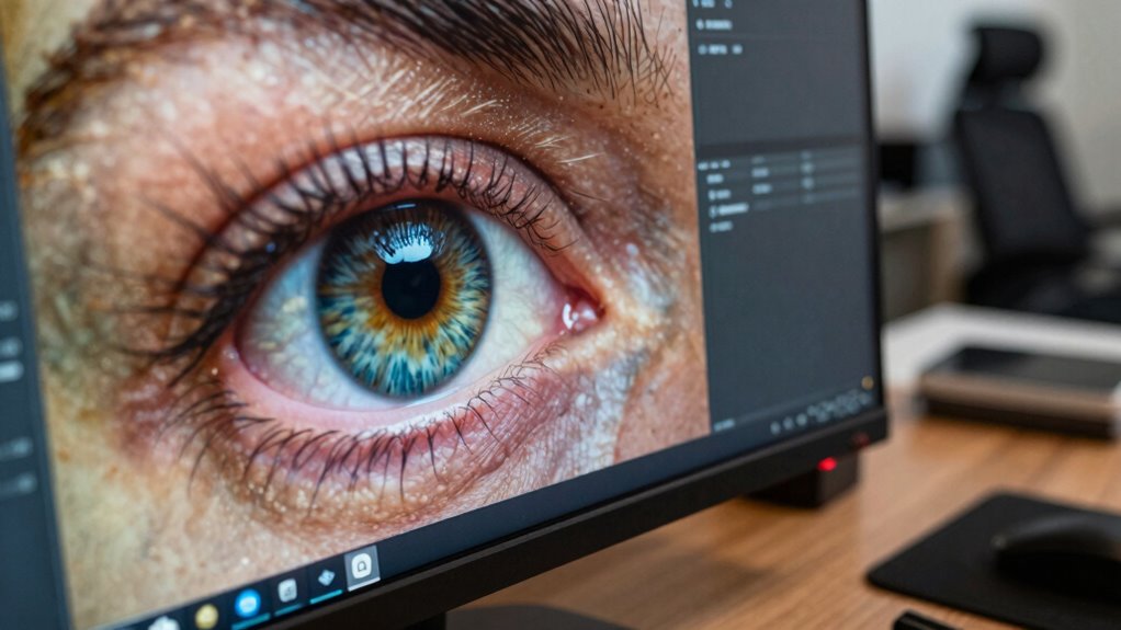 higher resolution reduces eye strain