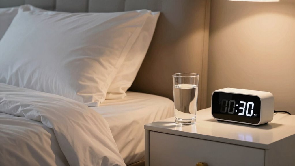 hydrate strategically before sleep