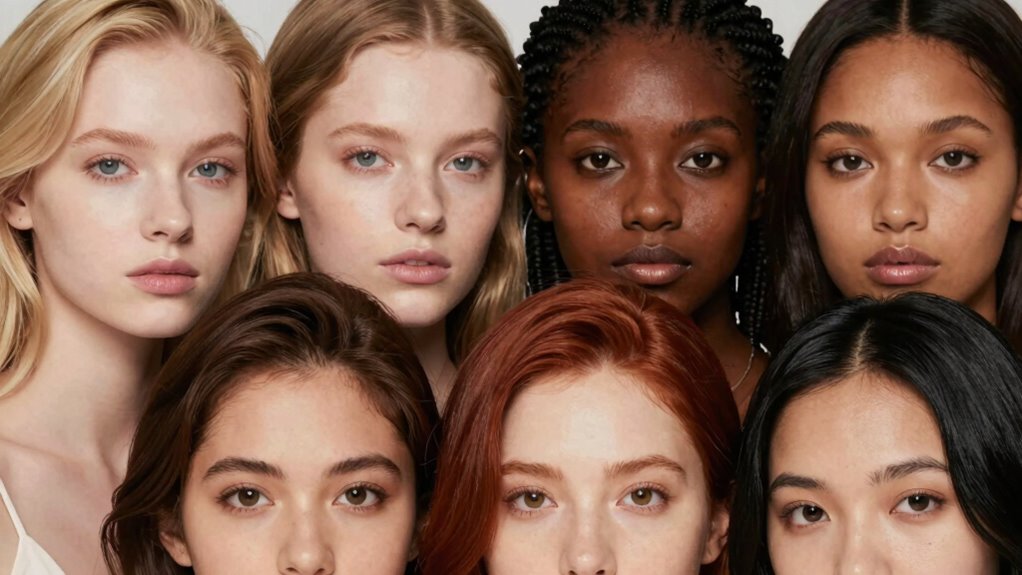 ideal hair and skin match