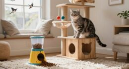 indoor cat activity routine