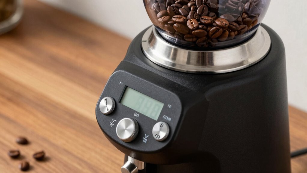 key burr grinder features