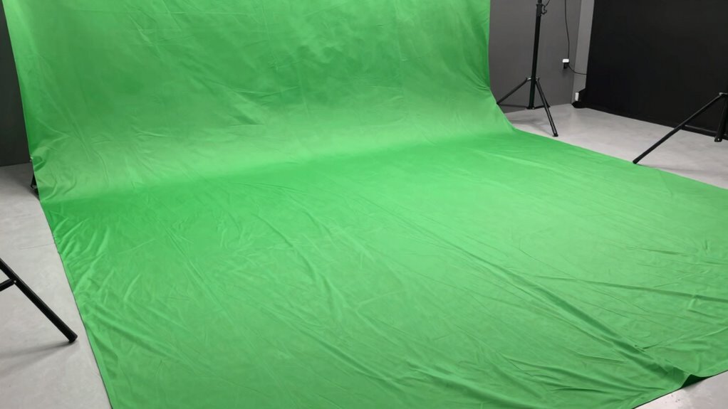 large wrinkle free green screen