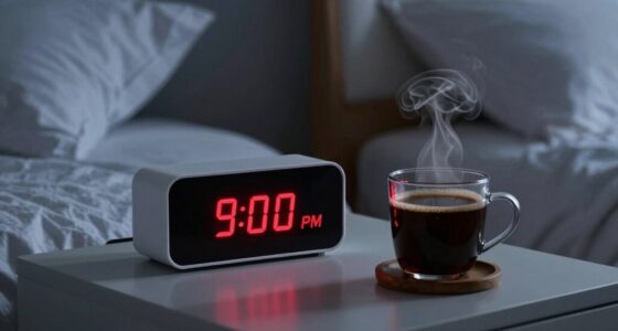 limit evening caffeine intake