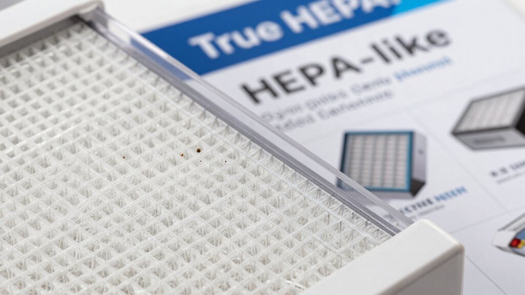 lower filtration efficiency