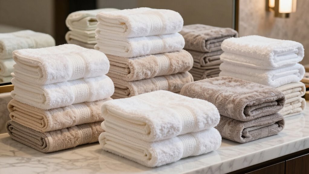 luxury hotel quality towel sets