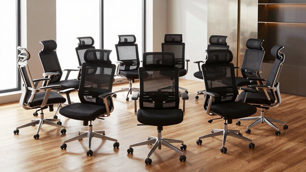 luxury mesh ergonomic chairs