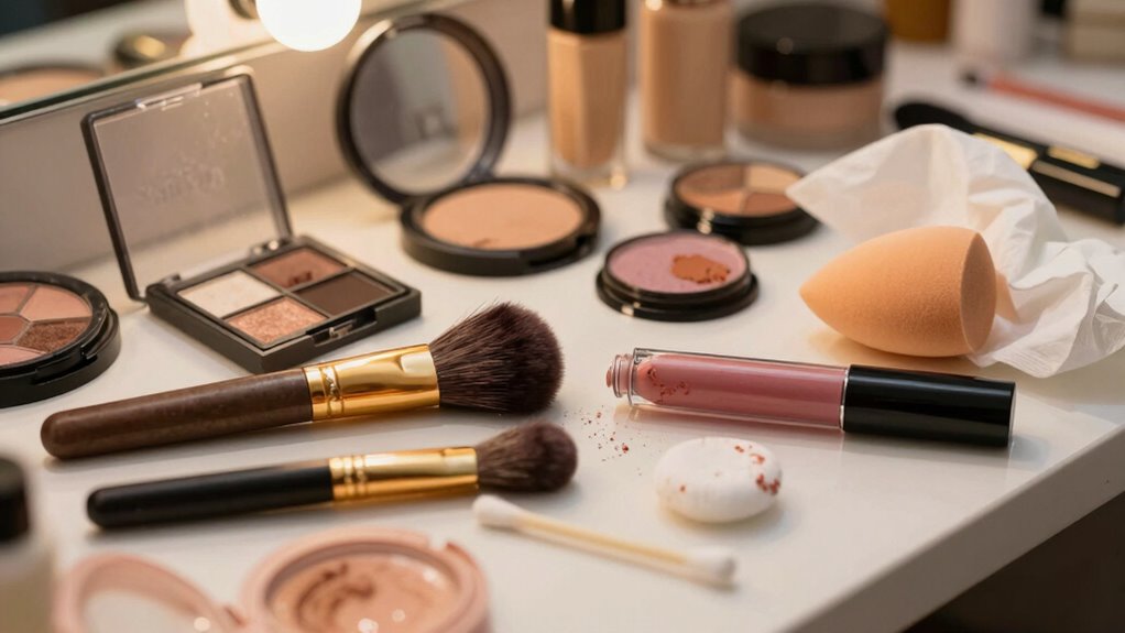 maintain clean makeup tools