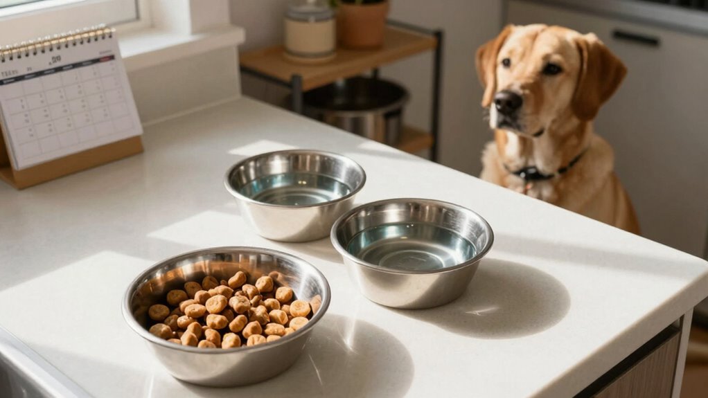 maintain consistent calm feeding