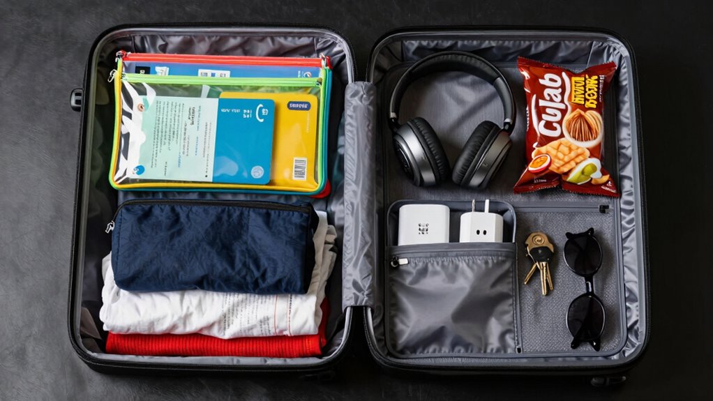 maintain organized carry on luggage