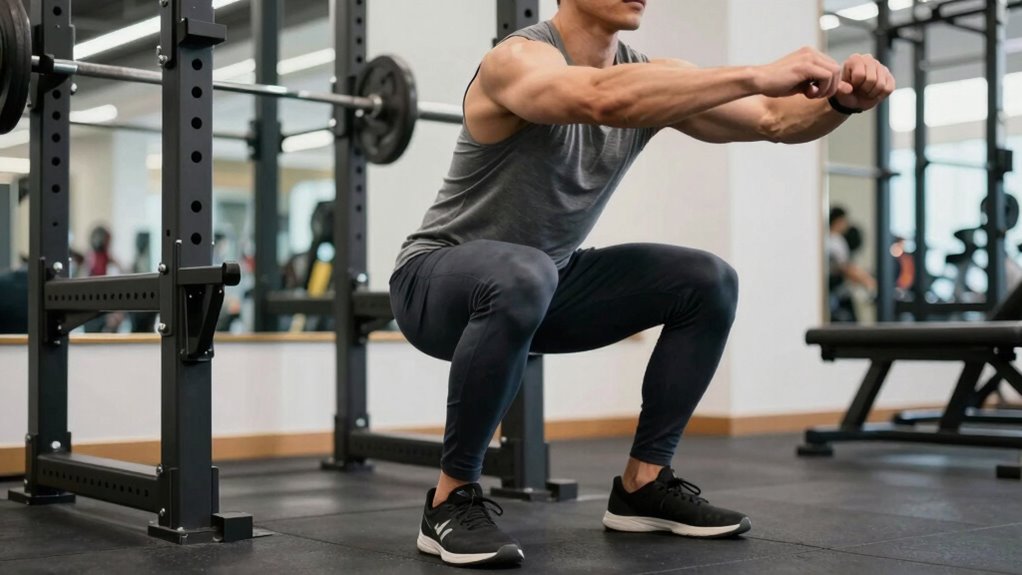 maintain proper squat form