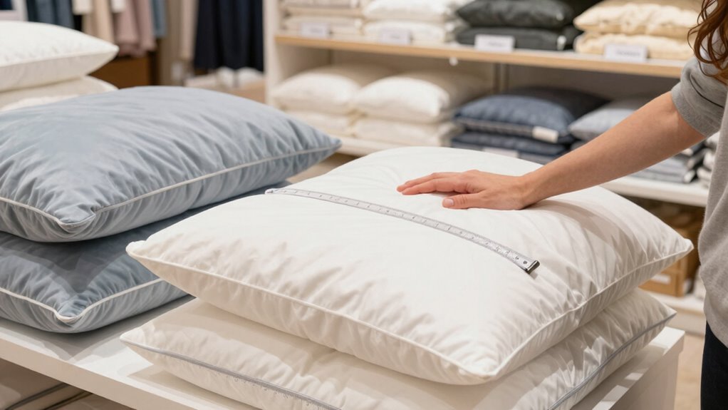 measure pillow height accurately