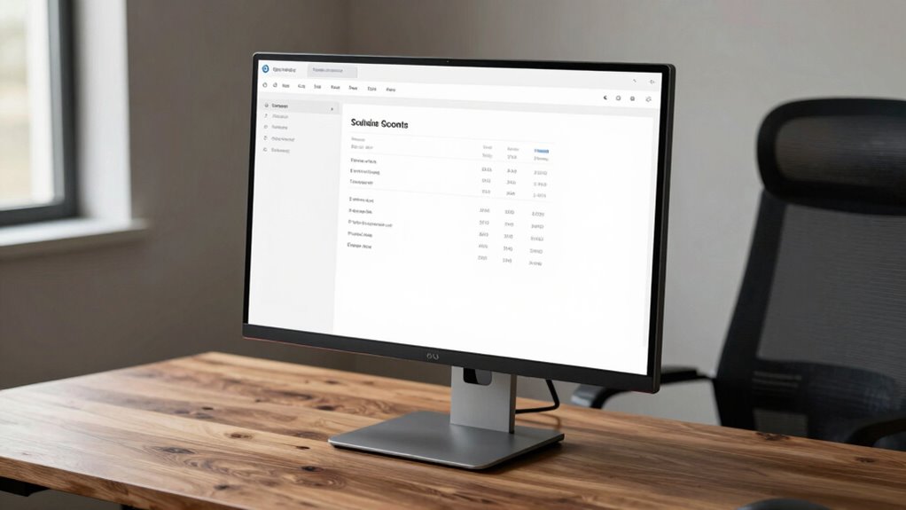 monitor at eye level